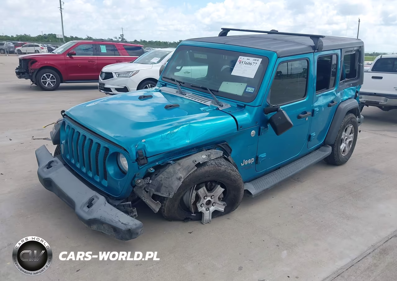 2020 Jeep Wrangler Unlimited Sport S 4X4 VIN:1C4HJXDG2LW110582 - 2
