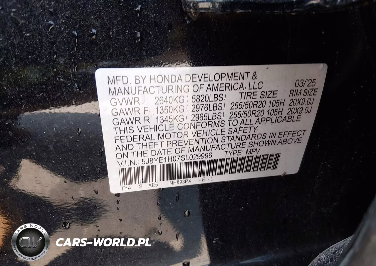 2025 Acura Mdx A-Spec VIN:5J8YE1H07SL029996 - 9