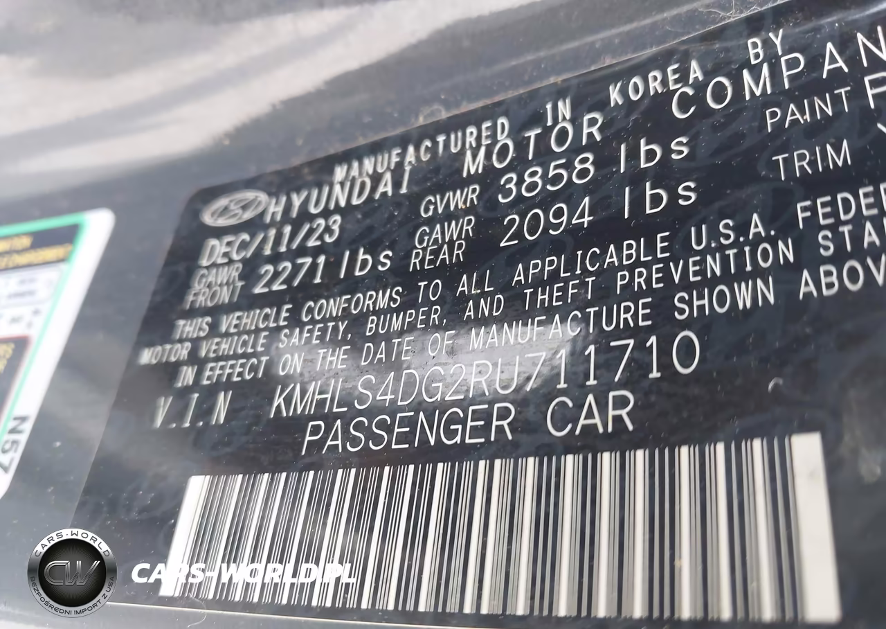 2024 Hyundai Elantra Sel VIN:KMHLS4DG2RU711710 - 9