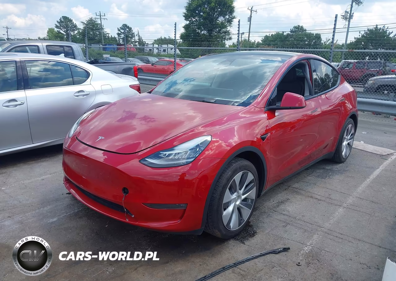 2023 Tesla Model Y Awd-Long Range Dual Motor All-Wheel Drive VIN:7SAYGDEE1PA124008 - 2