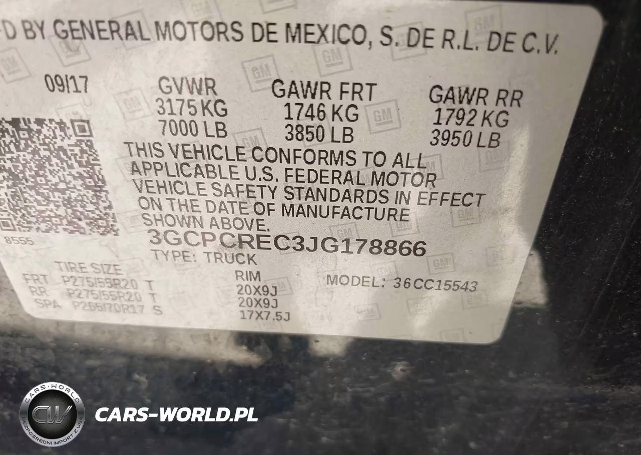 2018 Chevrolet Silverado 1500 Lt VIN:3GCPCREC3JG178866 - 9