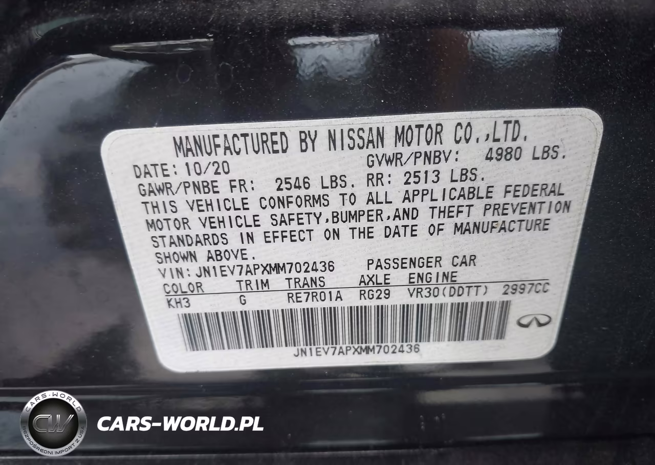 2021 Infiniti Q50 Pure VIN:JN1EV7APXMM702436 - 9