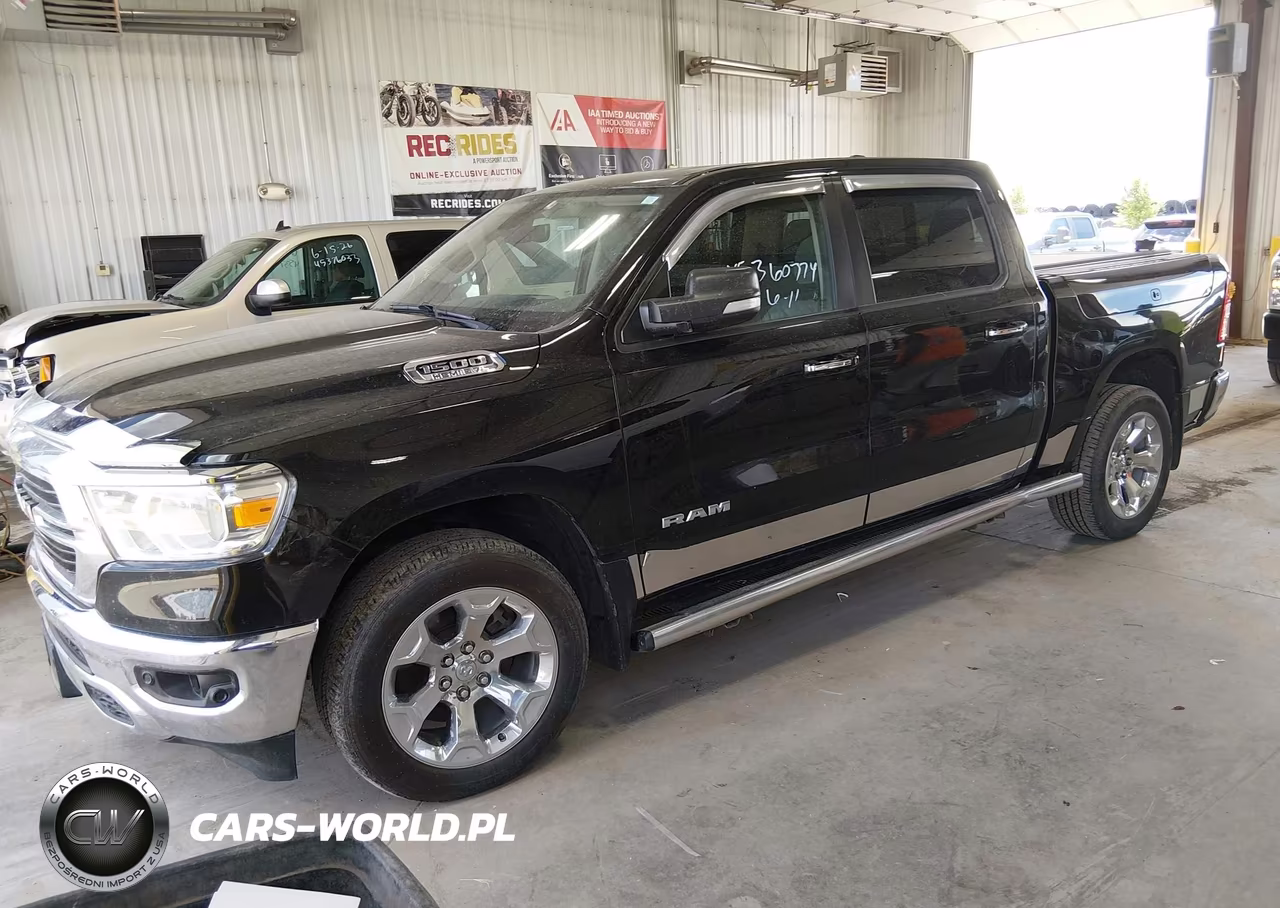 2019 Ram 1500 Big Horn-Lone Star 4X4 5'7 Box VIN:1C6SRFFT1KN783572 - 2