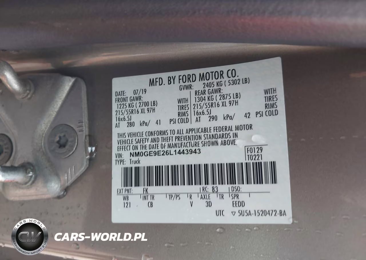 2020 Ford Transit Connect Xl Passenger VIN:NM0GE9E26L1443943 - 9