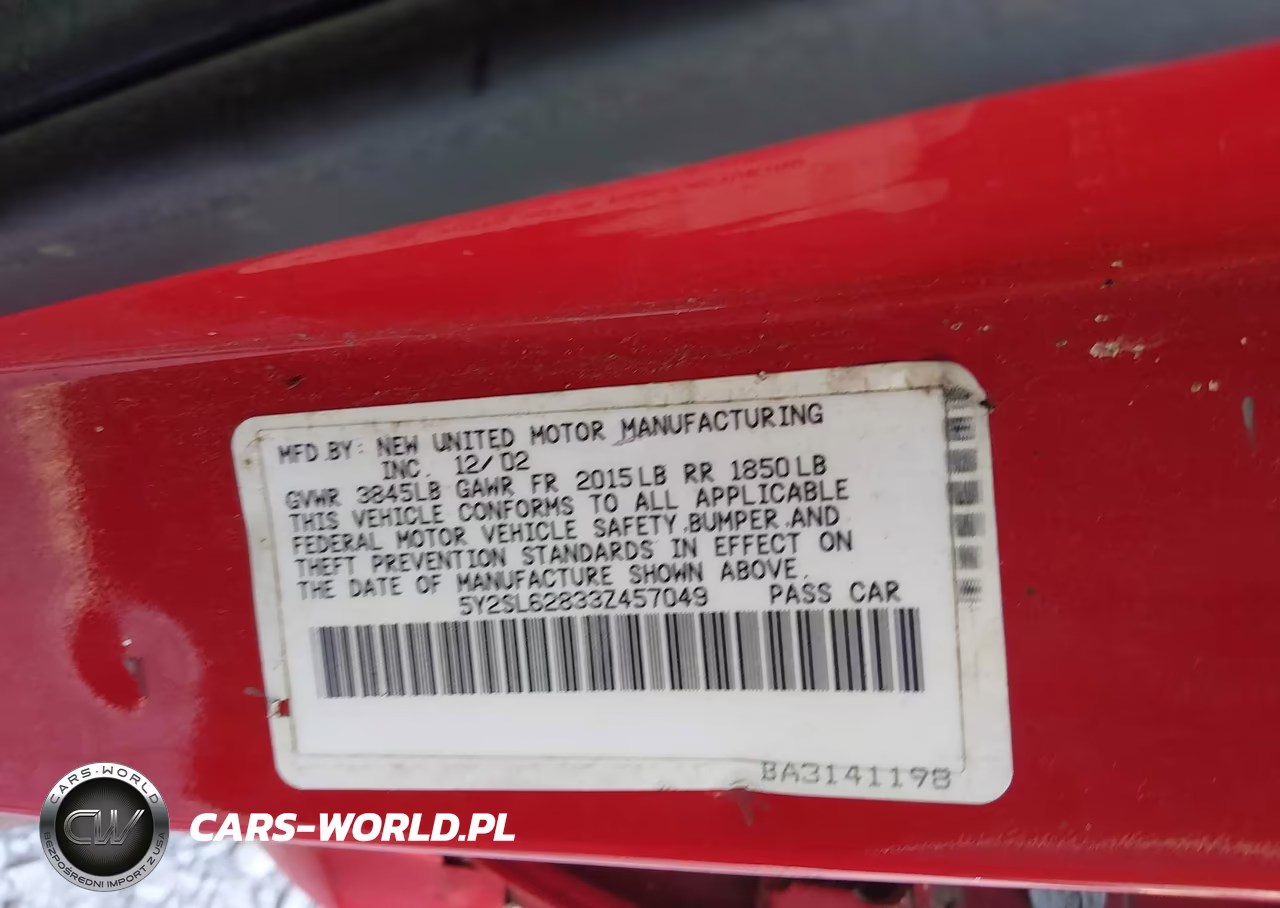 2003 Pontiac Vibe VIN:5Y2SL62833Z457049 - 9