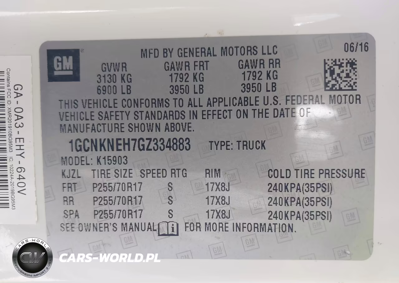 2016 Chevrolet Silverado 1500 Work Truck VIN:1GCNKNEH7GZ334883 - 9