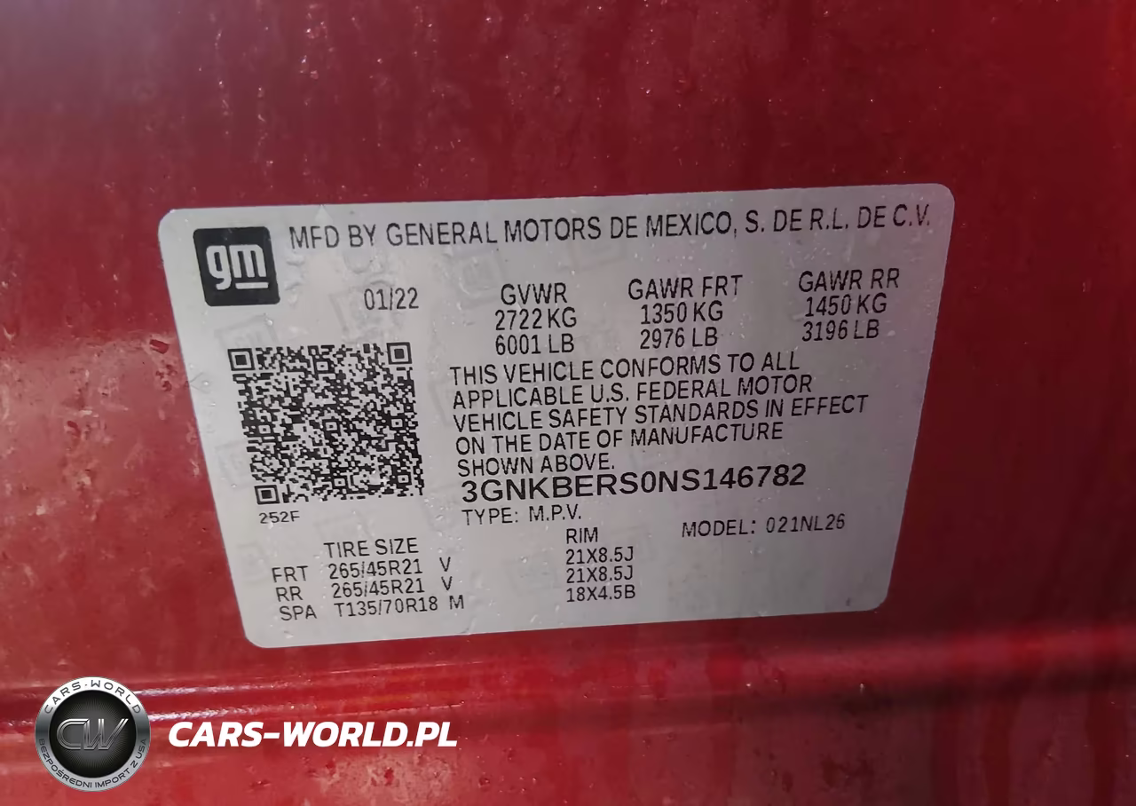 2022 Chevrolet Blazer Fwd Rs VIN:3GNKBERS0NS146782 - 8