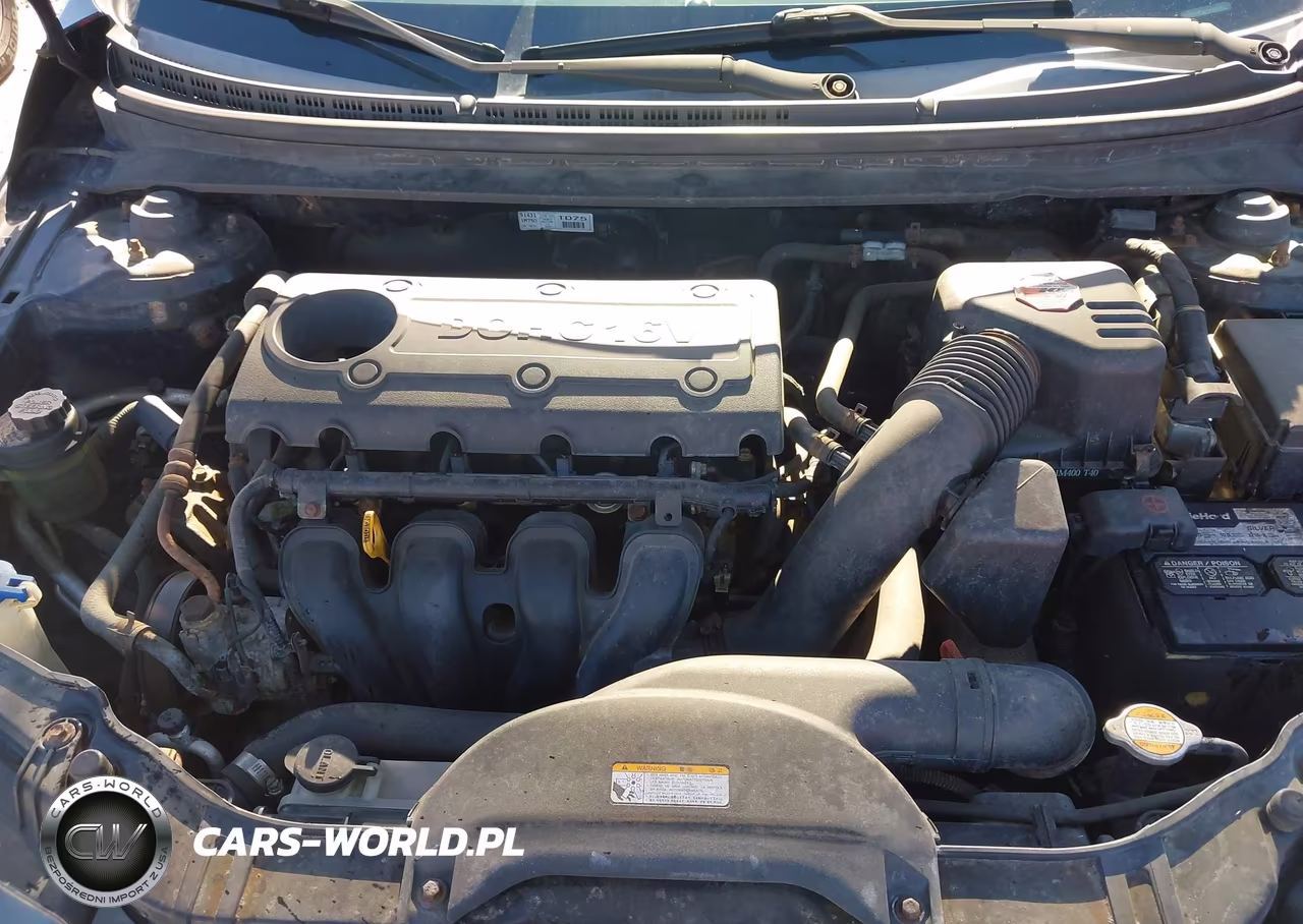 2010 Kia Forte Lx VIN:KNAFT4A26A5093343 - 10