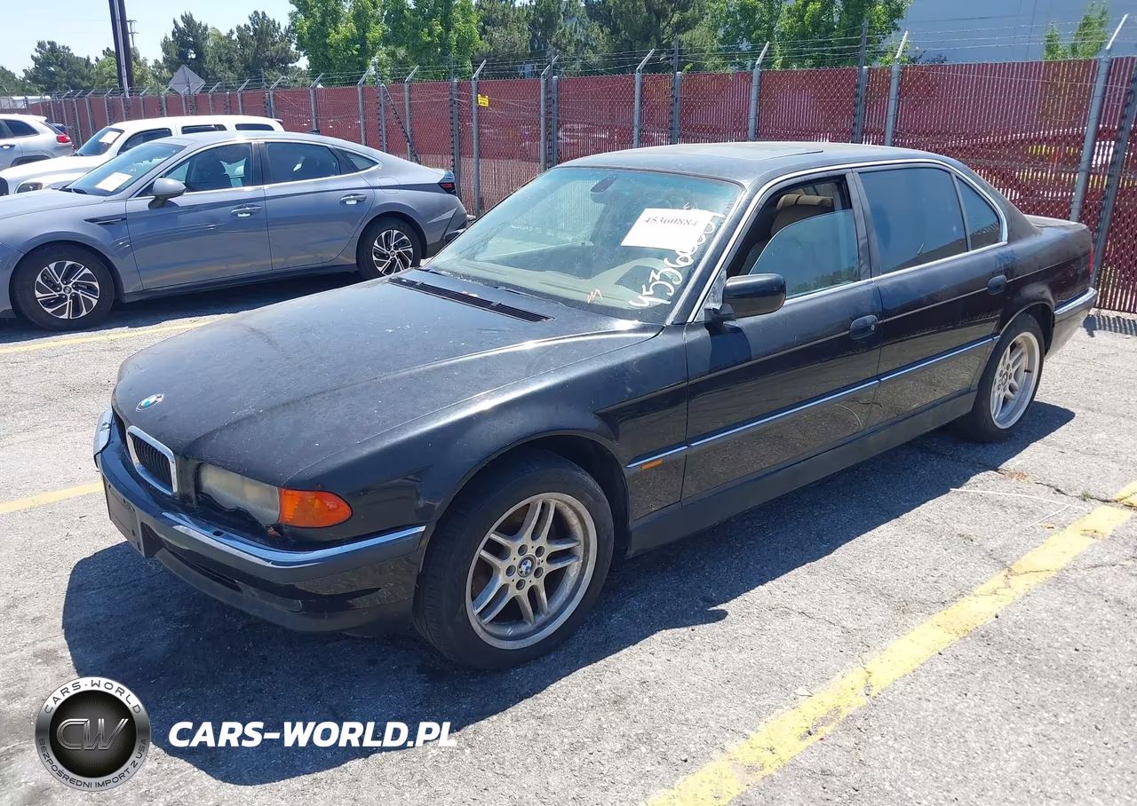2000 BMW 740Il VIN:WBAGH8340YDP14197 - 2