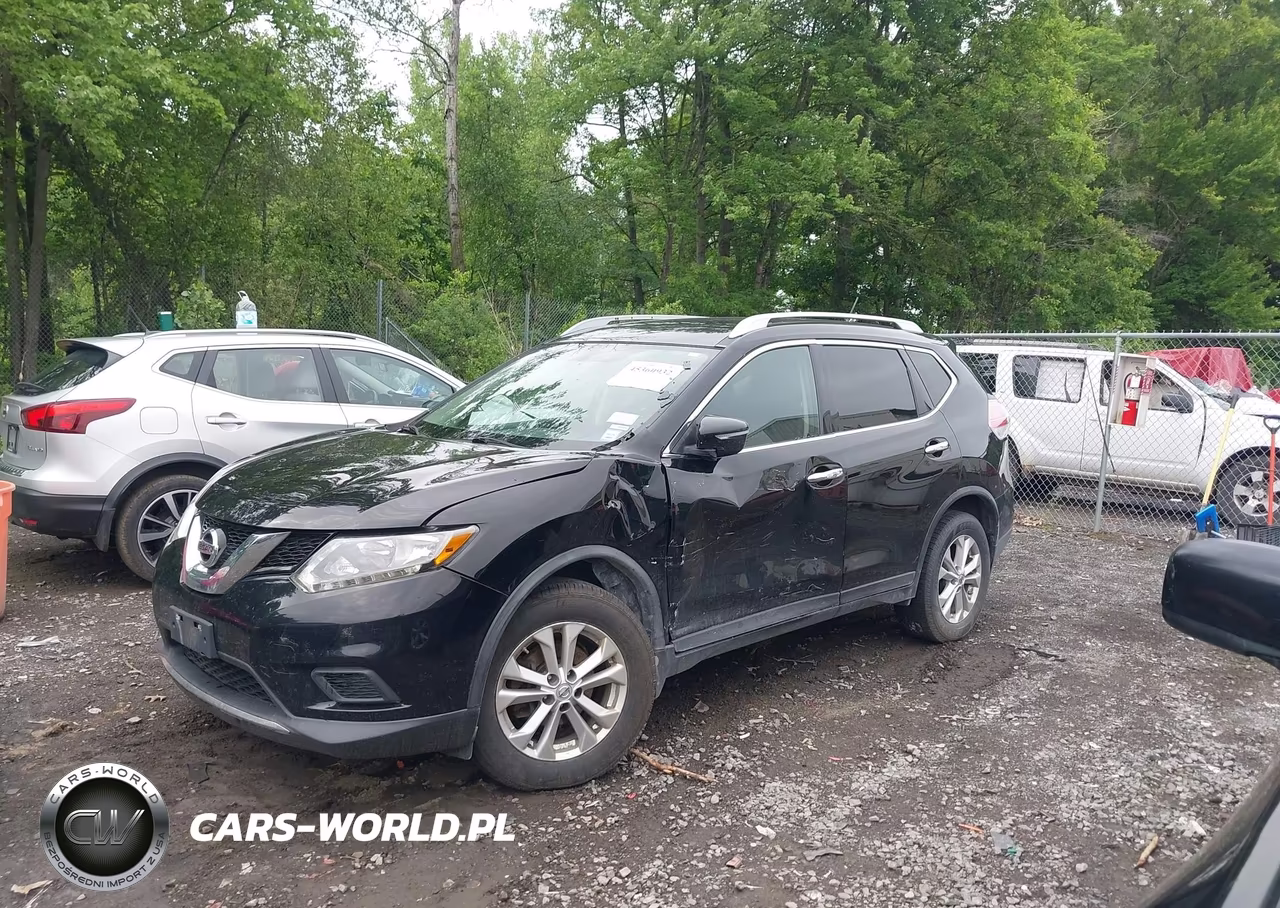 2015 Nissan Rogue Sv VIN:KNMAT2MV2FP511626 - 2