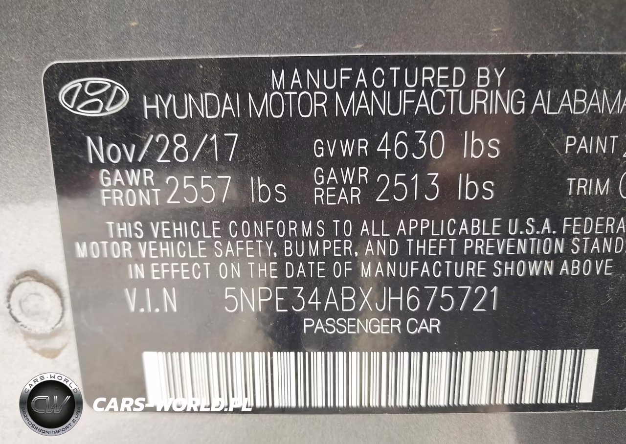 2018 Hyundai Sonata Sport 2.0T VIN:5NPE34ABXJH675721 - 9