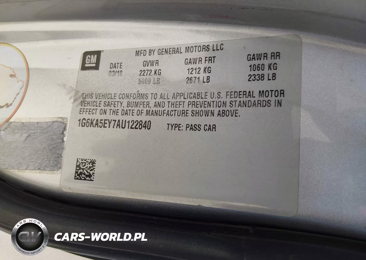 2010 Cadillac Dts Standard VIN:1G6KA5EY7AU122840 - 9