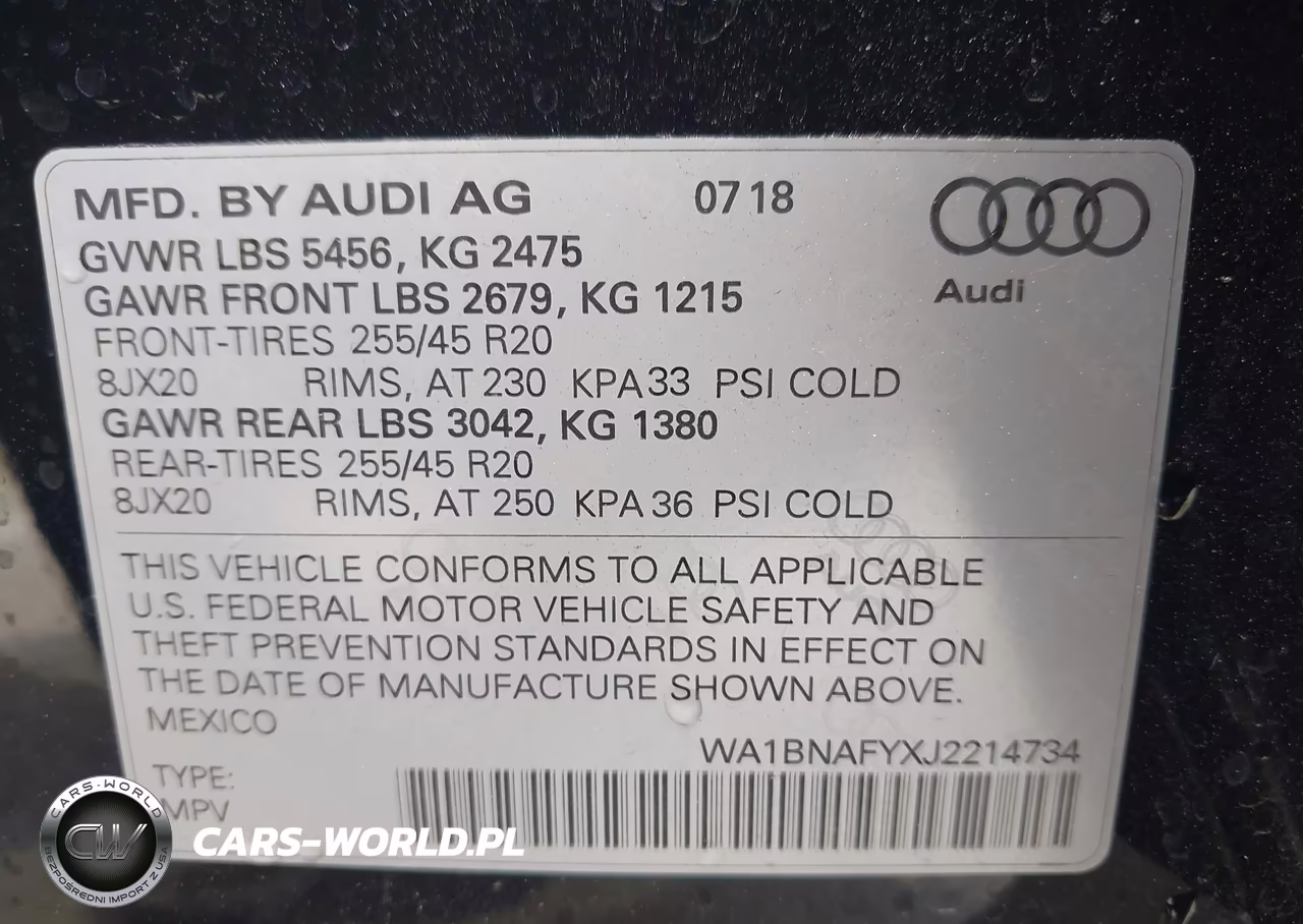 2018 Audi Q5 2.0T Premium-2.0T Tech Premium VIN:WA1BNAFYXJ2214734 - 9