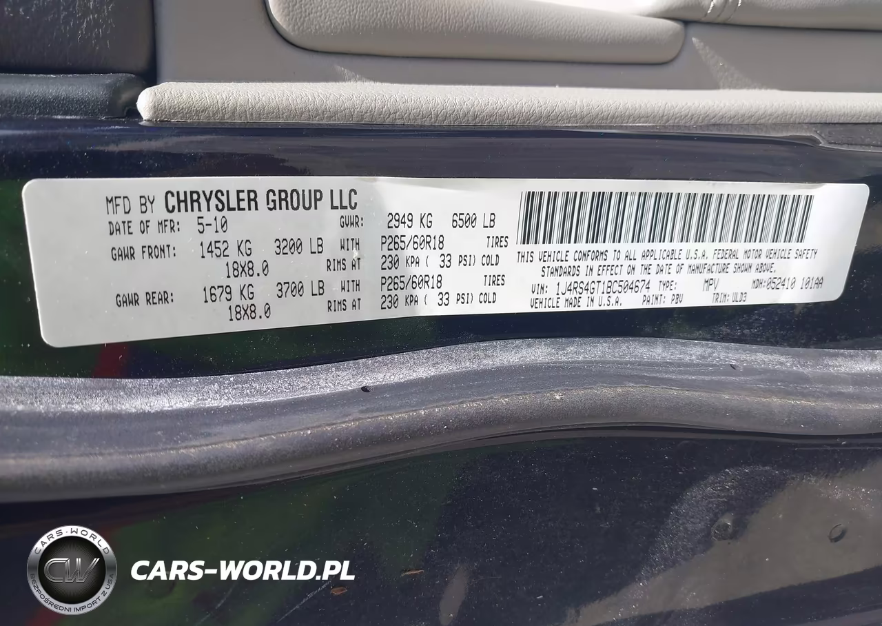 2011 Jeep Grand Cherokee Laredo VIN:1J4RS4GT1BC504674 - 9