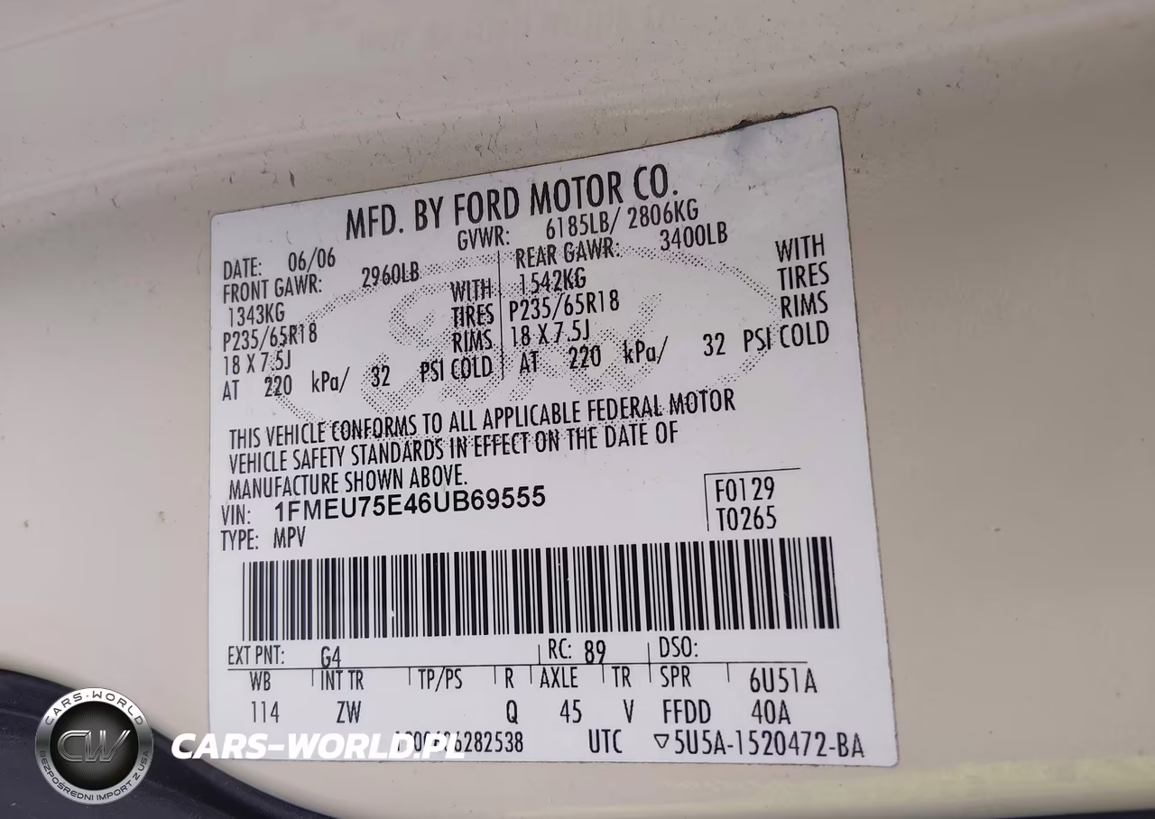 2006 Ford Explorer Limited VIN:1FMEU75E46UB69555 - 9