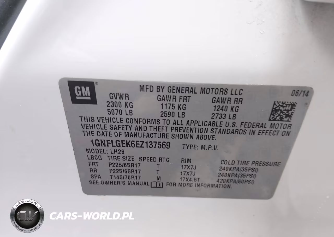 2014 Chevrolet Equinox Lt VIN:1GNFLGEK6EZ137569 - 9