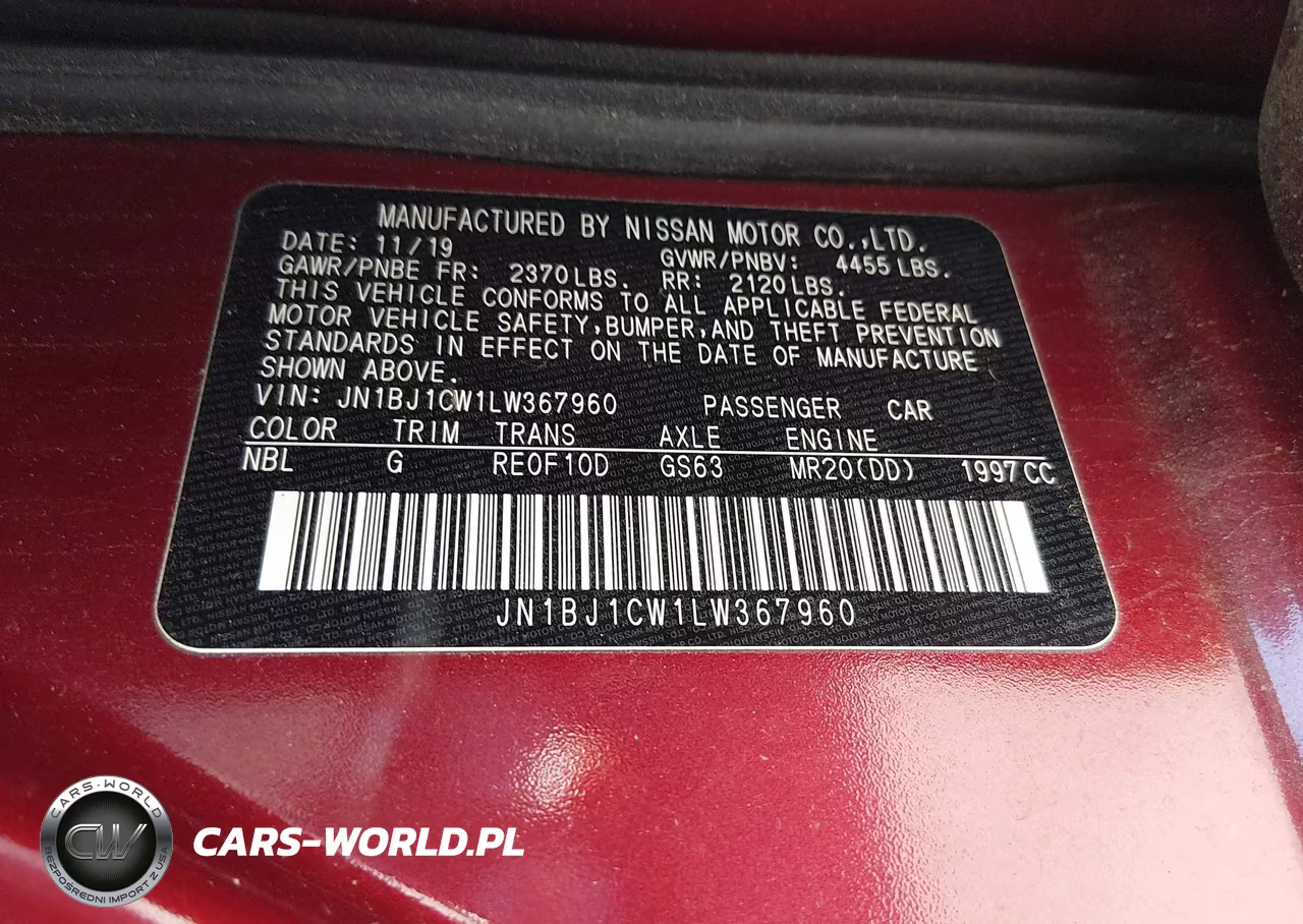 2020 Nissan Rogue Sport Sv Awd Xtronic Cvt VIN:JN1BJ1CW1LW367960 - 9