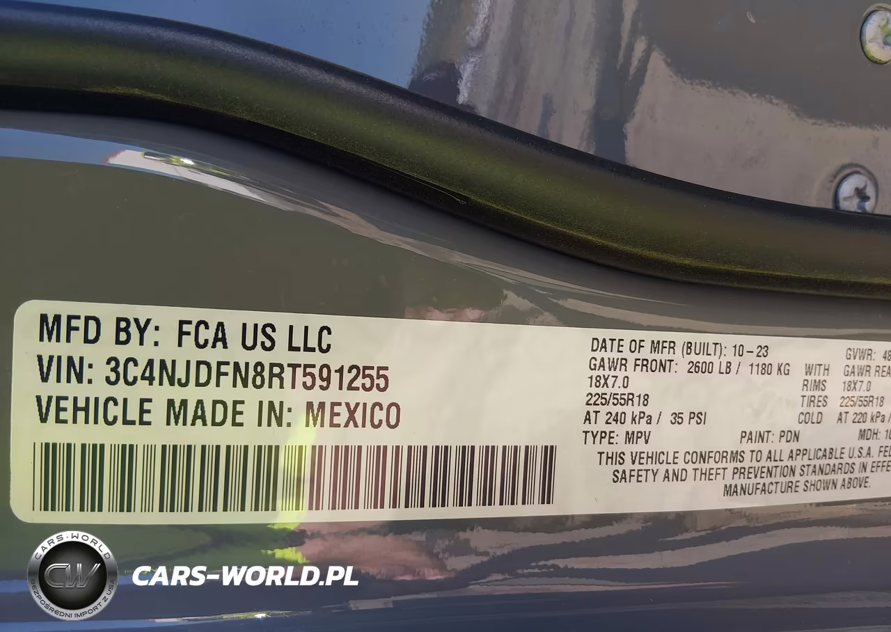 2024 Jeep Compass Latitude Lux Fwd VIN:3C4NJDFN8RT591255 - 9