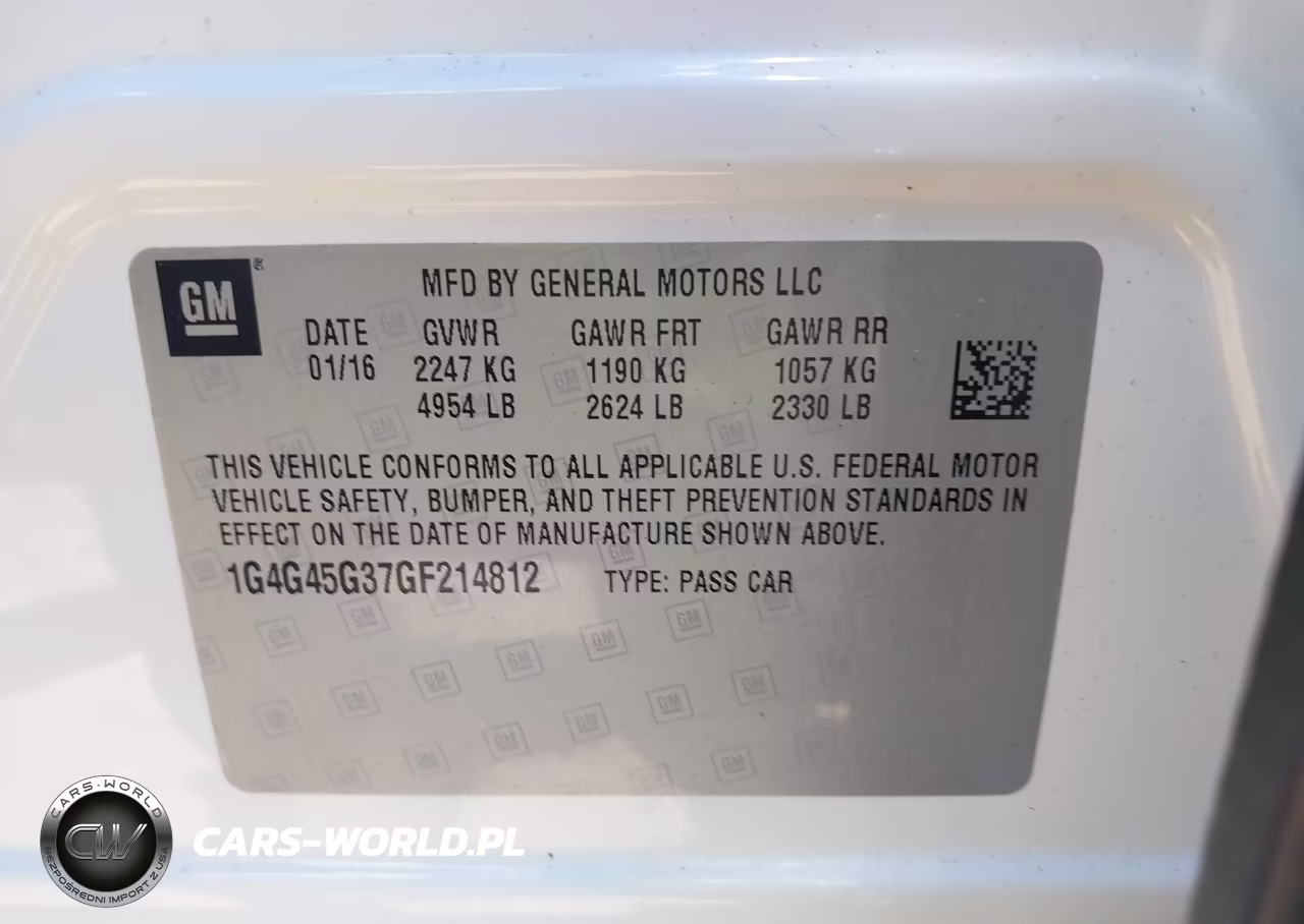 2016 Buick Lacrosse Sport Touring VIN:1G4G45G37GF214812 - 9