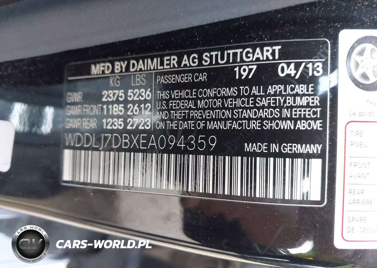 2014 Mercedes-Benz Cls 550 VIN:WDDLJ7DBXEA094359 - 9