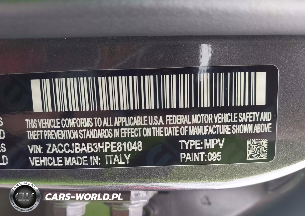 2017 Jeep Renegade Sport 4X4 VIN:ZACCJBAB3HPE81048 - 9