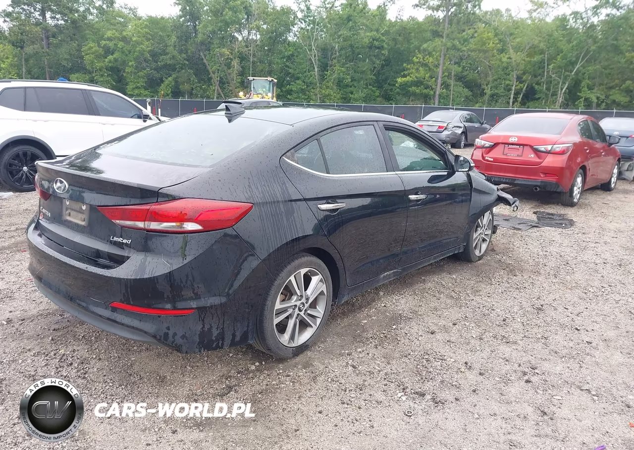2017 Hyundai Elantra Limited VIN:KMHD84LF9HU073479 - 4