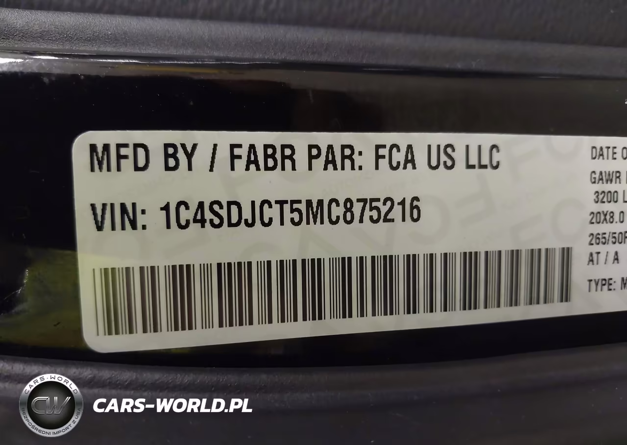 2021 Dodge Durango R-T VIN:1C4SDJCT5MC875216 - 9