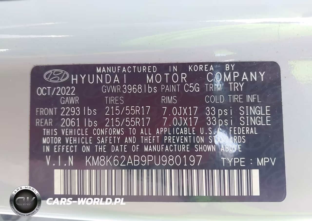 2023 Hyundai Kona Sel VIN:KM8K62AB9PU980197 - 9