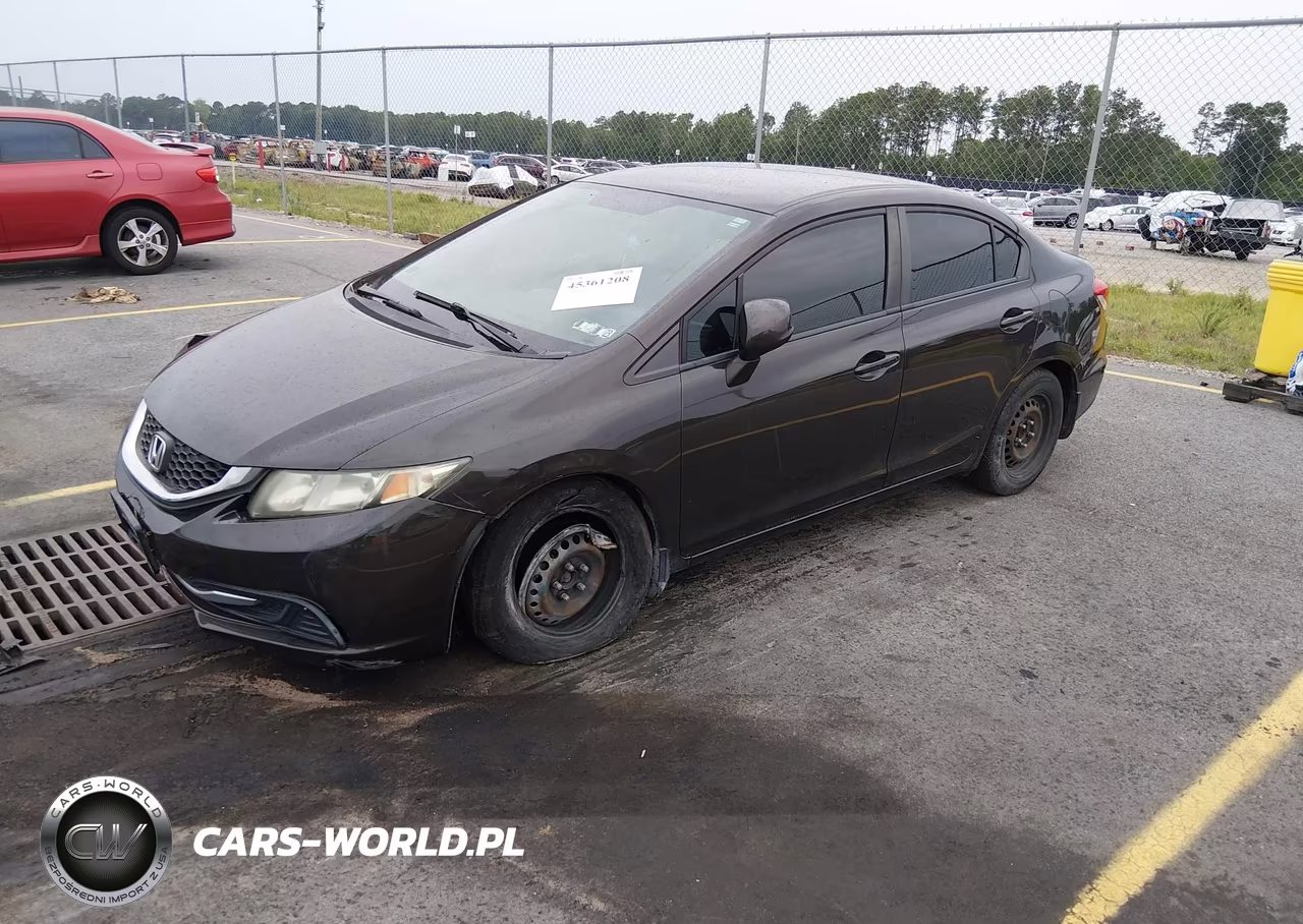 2013 Honda Civic Lx VIN:2HGFB2F58DH504138 - 2