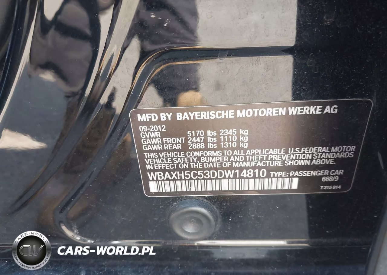 2013 BMW 528I xDrive VIN:WBAXH5C53DDW14810 - 9