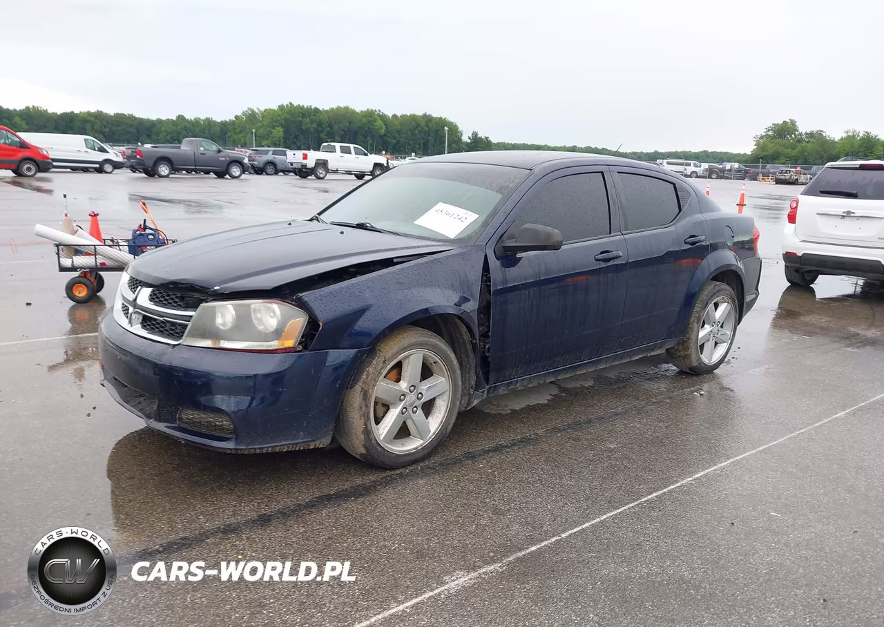 2013 Dodge Avenger Se VIN:1C3CDZABXDN630188 - 2