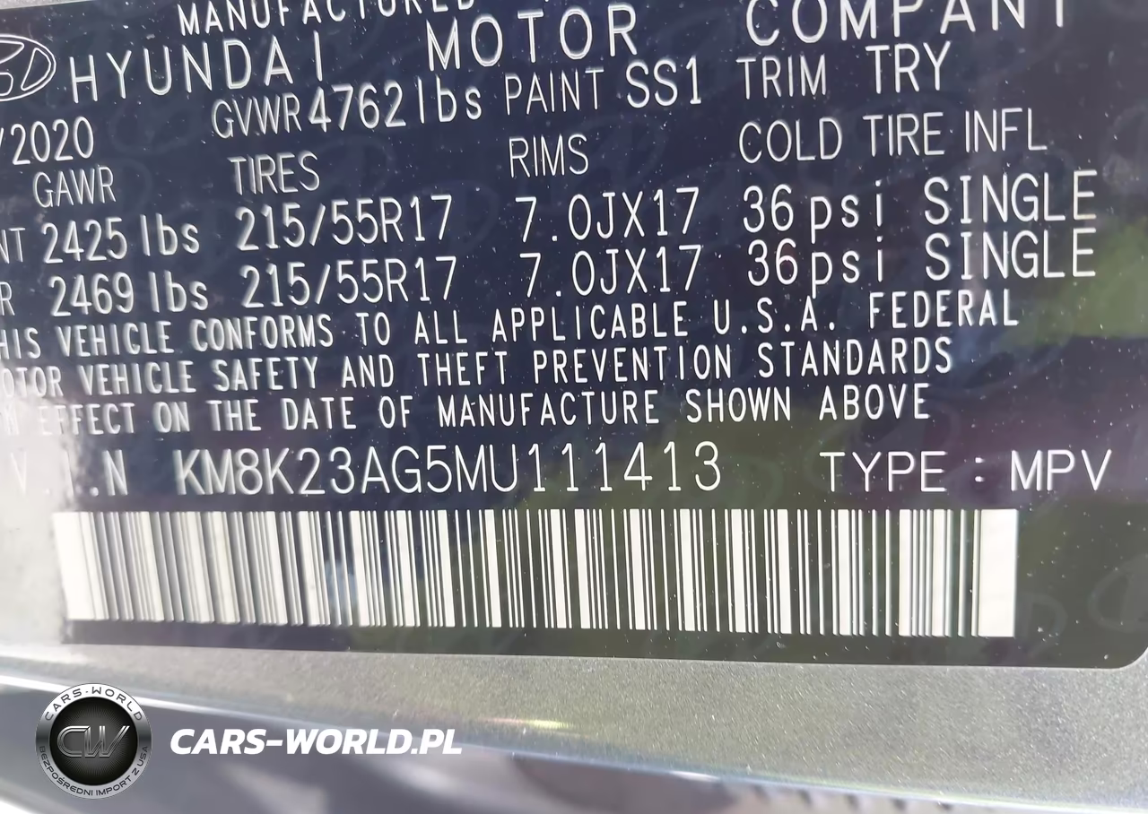 2021 Hyundai Kona Electric Sel VIN:KM8K23AG5MU111413 - 9