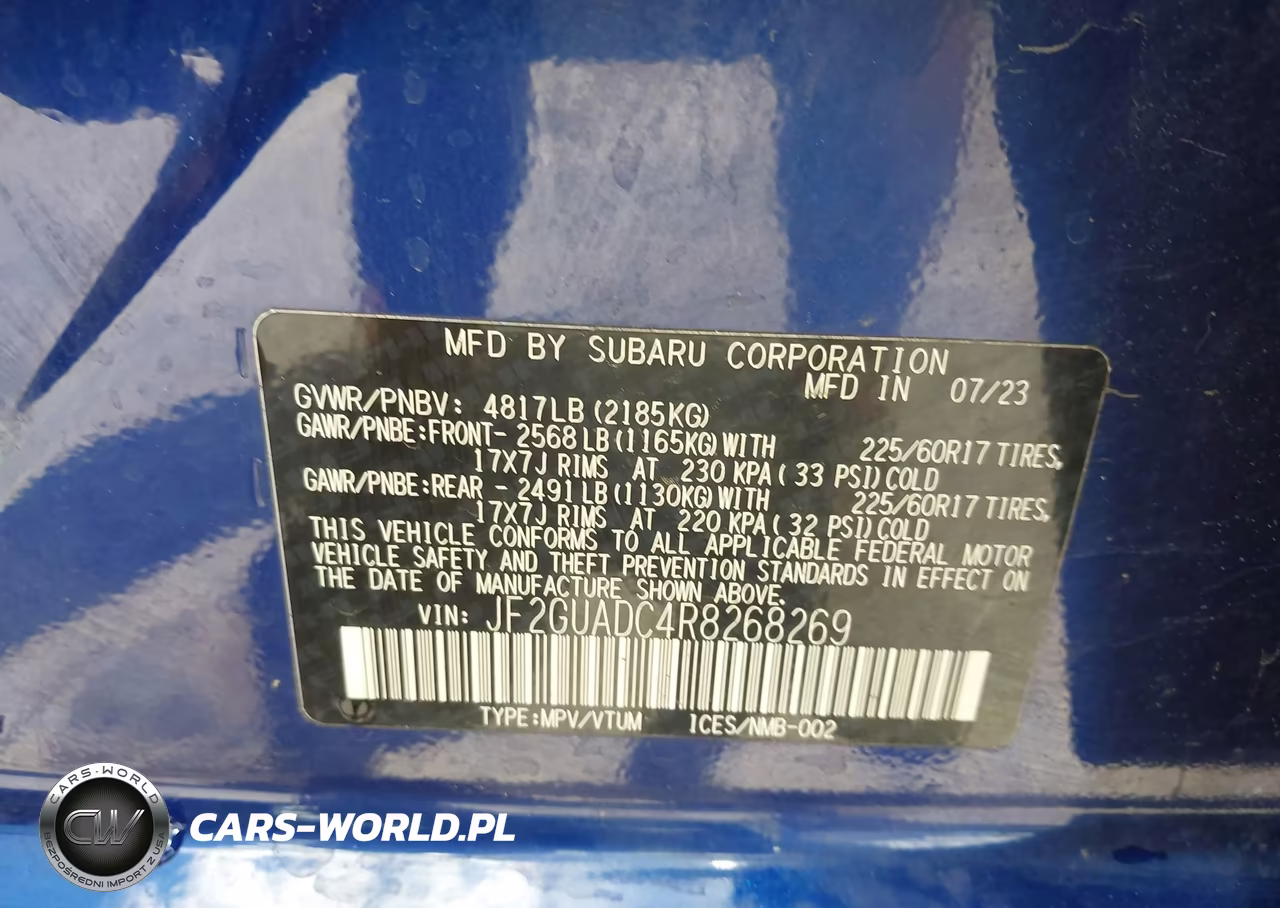 2024 Subaru Crosstrek Premium VIN:JF2GUADC4R8268269 - 9