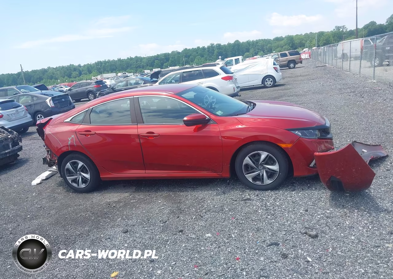 2020 Honda Civic Lx VIN:19XFC2F6XLE201974 - 13