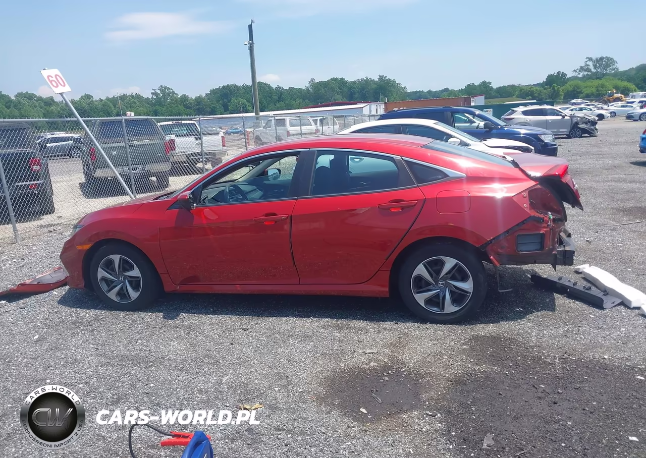 2020 Honda Civic Lx VIN:19XFC2F6XLE201974 - 14