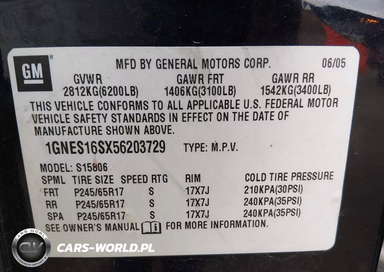 2005 Chevrolet Trailblazer Ext Ls VIN:1GNES16SX56203729 - 9