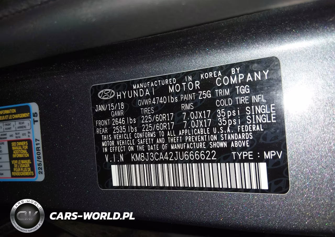 2018 Hyundai Tucson Sel VIN:KM8J3CA42JU666622 - 9