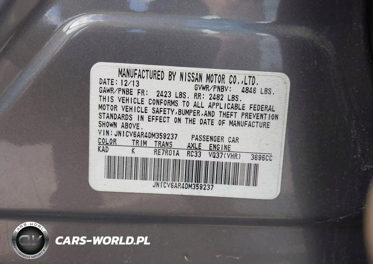 2013 Infiniti G37X VIN:JN1CV6AR4DM359237 - 9