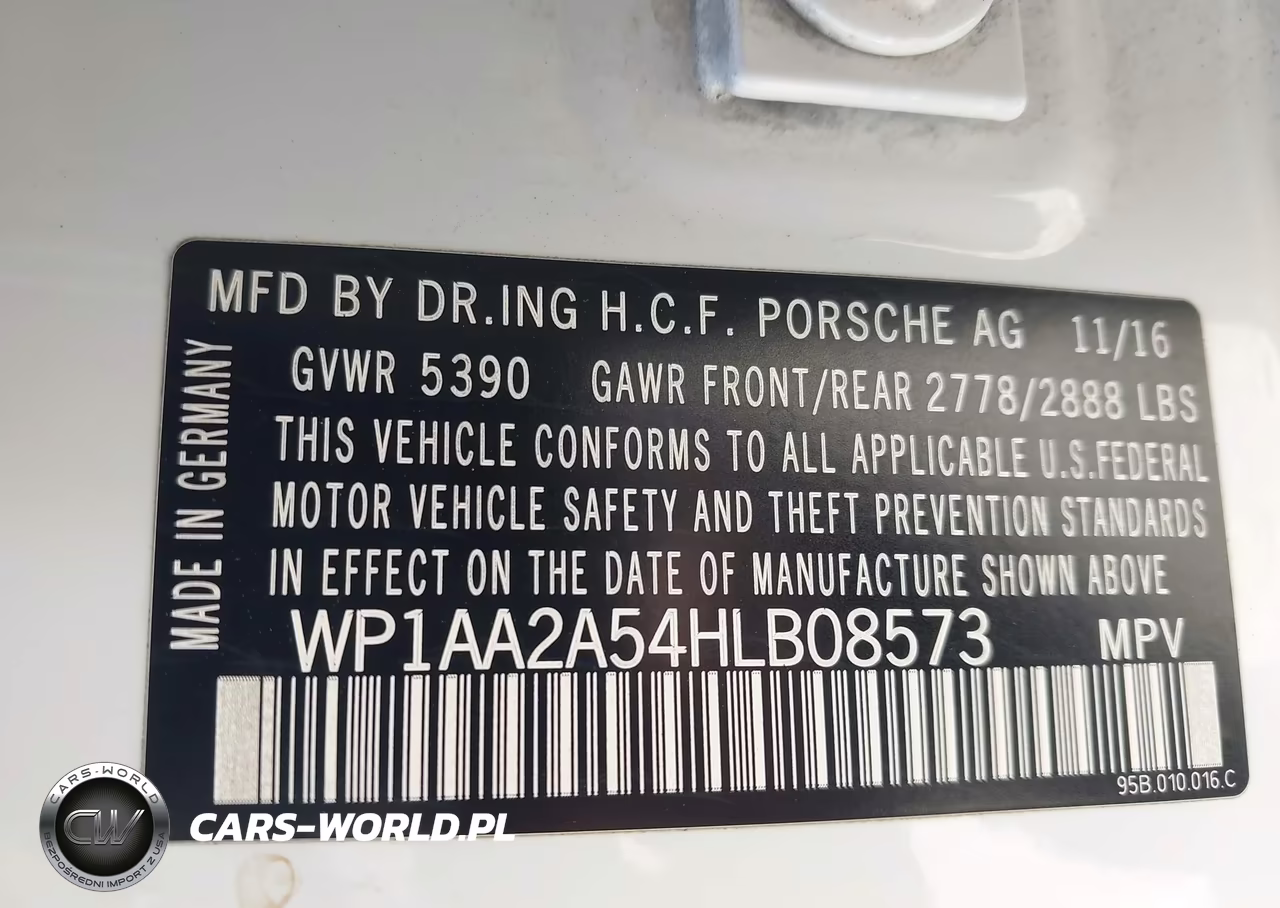 2017 Porsche Macan VIN:WP1AA2A54HLB08573 - 9