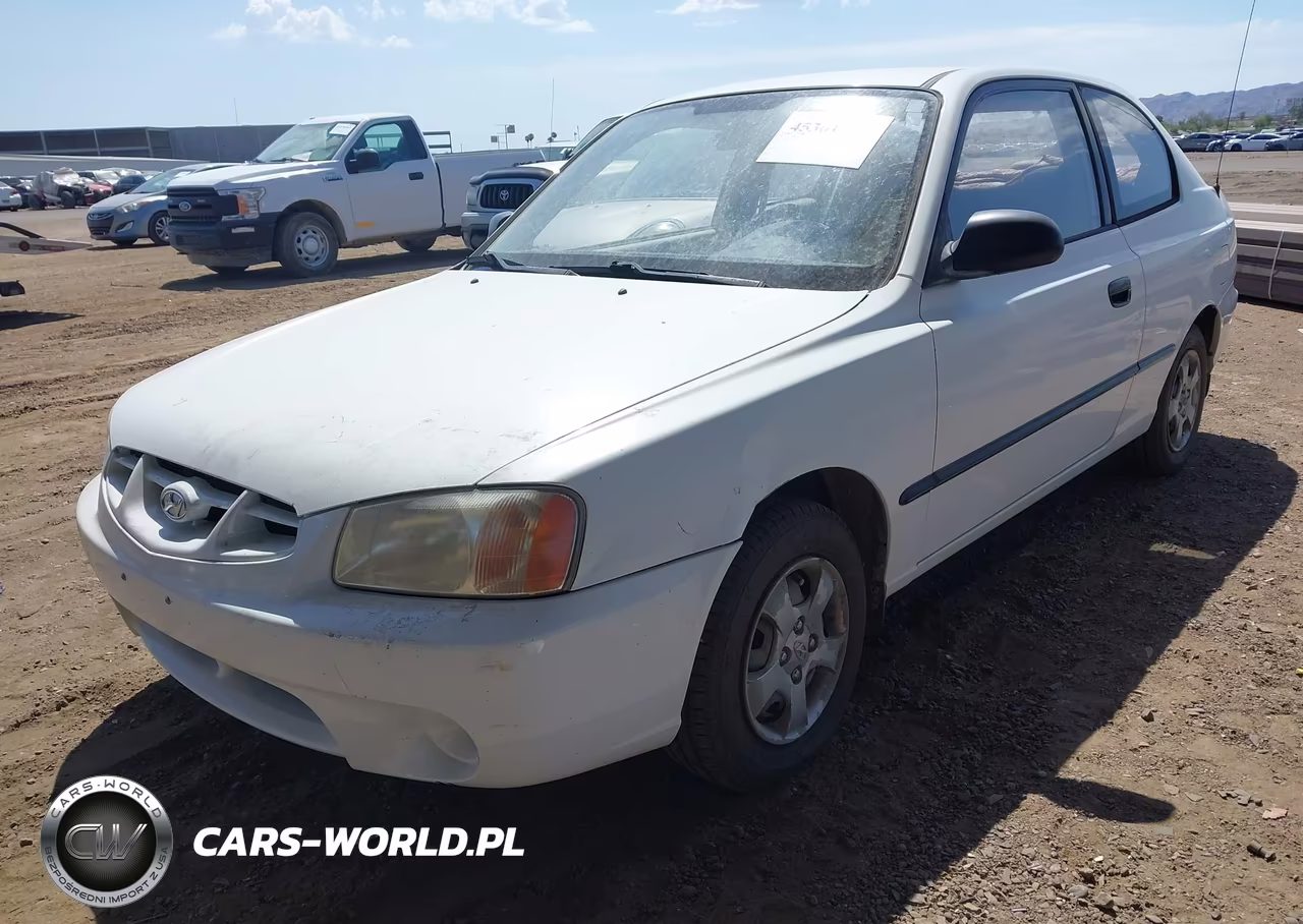 2002 Hyundai Accent L VIN:KMHCF35G62U160703 - 2
