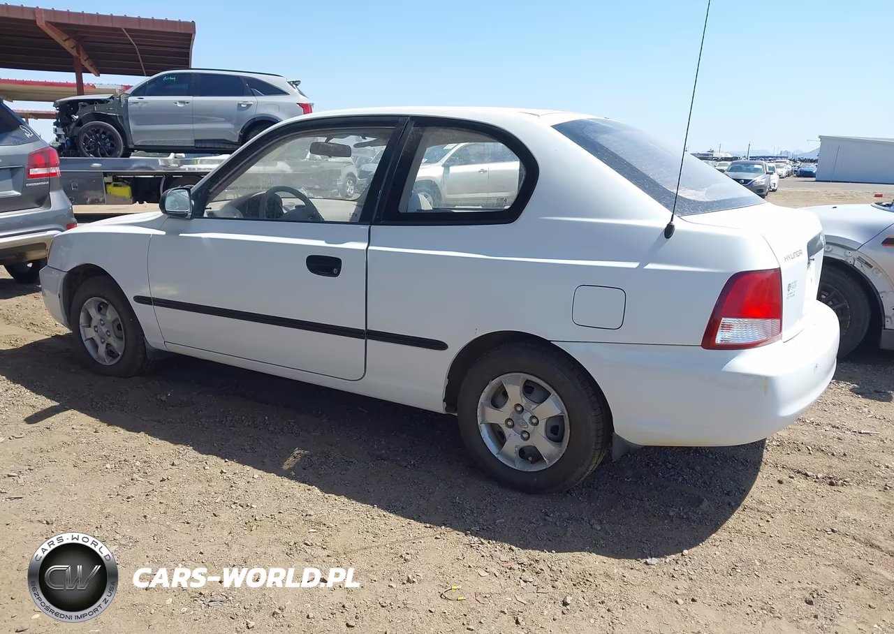 2002 Hyundai Accent L VIN:KMHCF35G62U160703 - 3