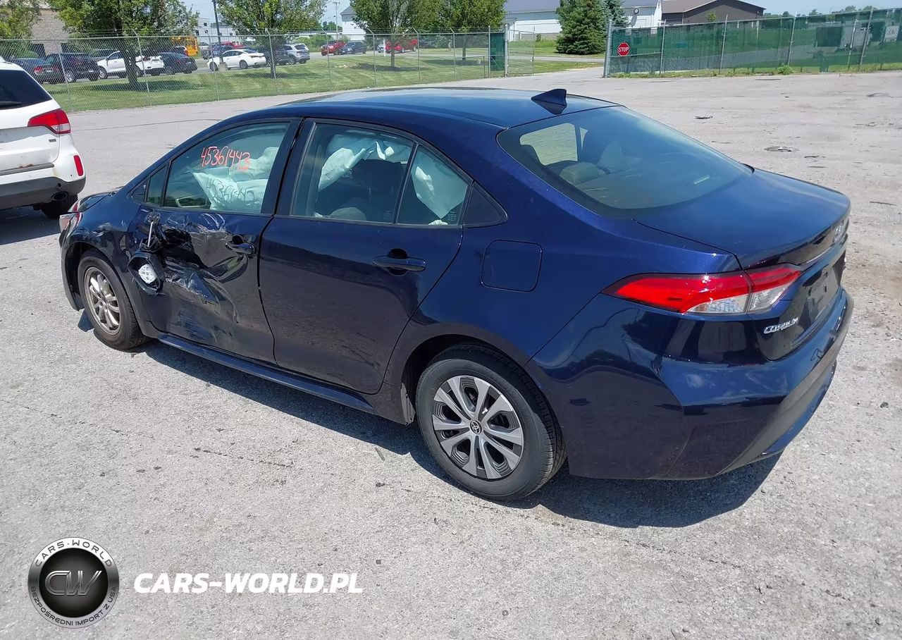 2022 Toyota Corolla Hybrid Le VIN:JTDEAMDE6NJ049883 - 3