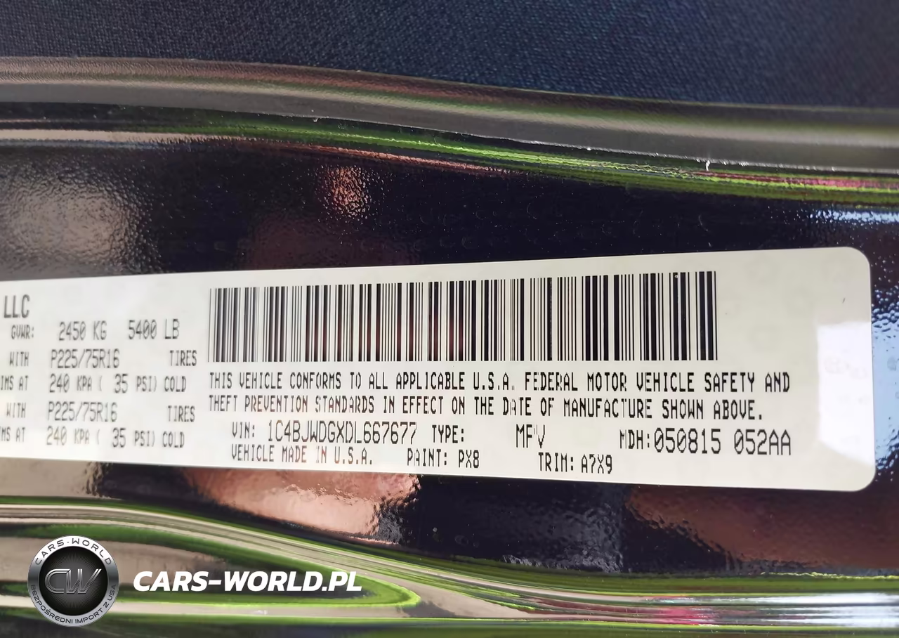 2013 Jeep Wrangler Unlimited Sport VIN:1C4BJWDGXDL667677 - 9