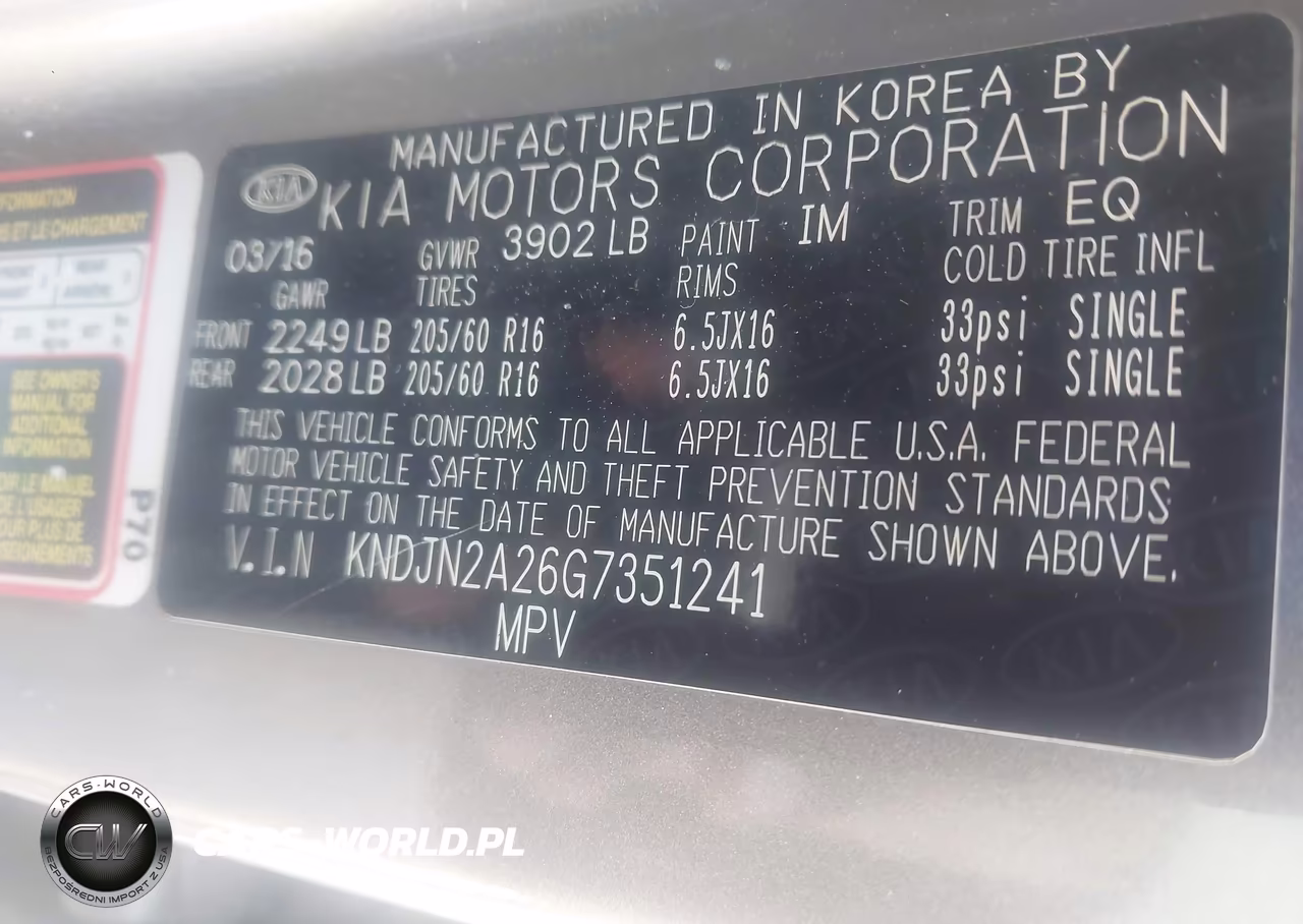 2016 Kia Soul VIN:KNDJN2A26G7351241 - 9