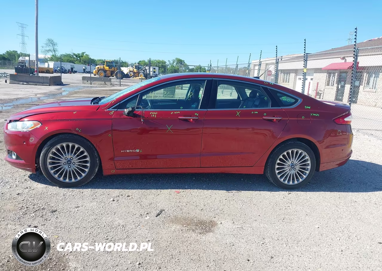 2014 Ford Fusion Hybrid Titanium VIN:3FA6P0RU6ER335711 - 14