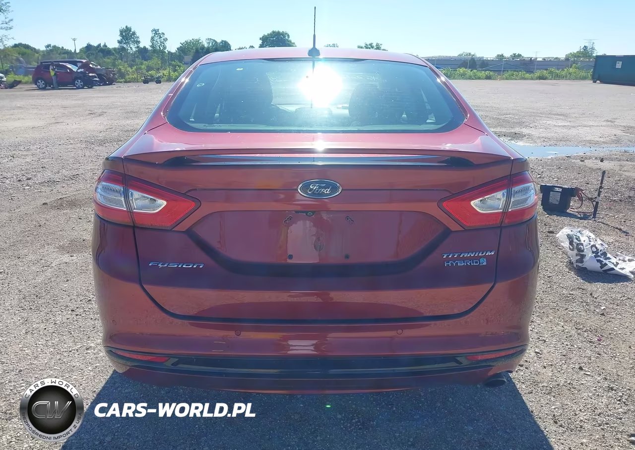 2014 Ford Fusion Hybrid Titanium VIN:3FA6P0RU6ER335711 - 16