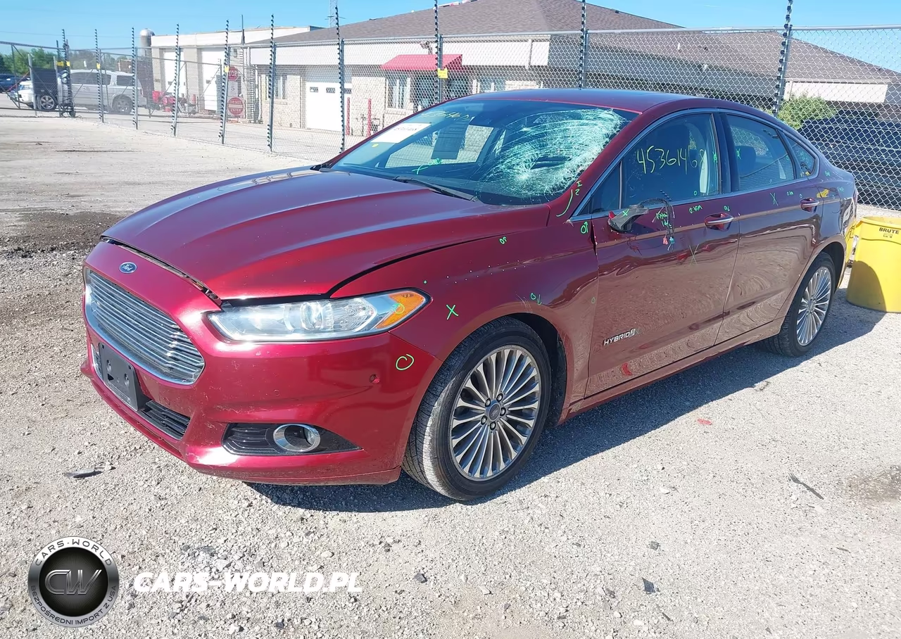 2014 Ford Fusion Hybrid Titanium VIN:3FA6P0RU6ER335711 - 2