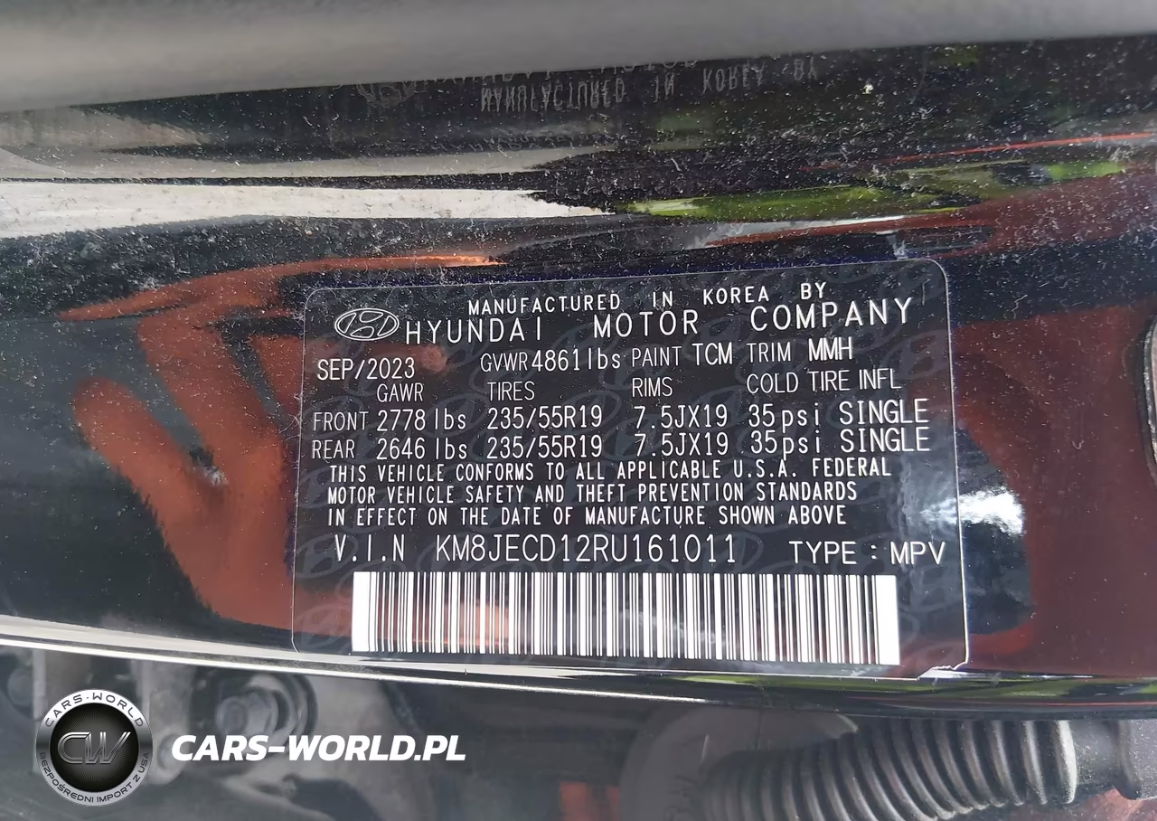 2024 Hyundai Tucson Hybrid Limited VIN:KM8JECD12RU161011 - 9