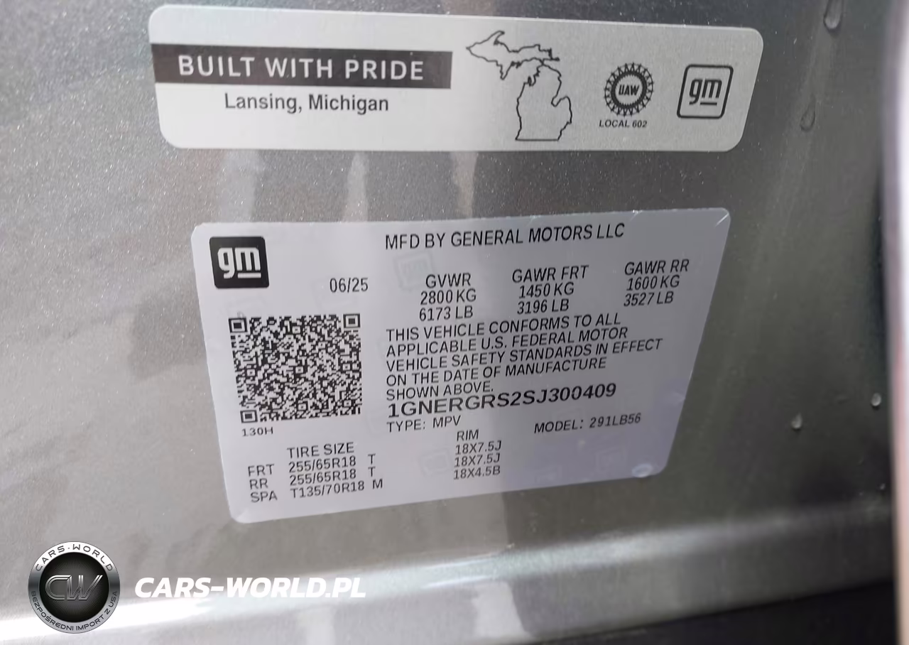 2025 Chevrolet Traverse Fwd Lt VIN:1GNERGRS2SJ300409 - 9