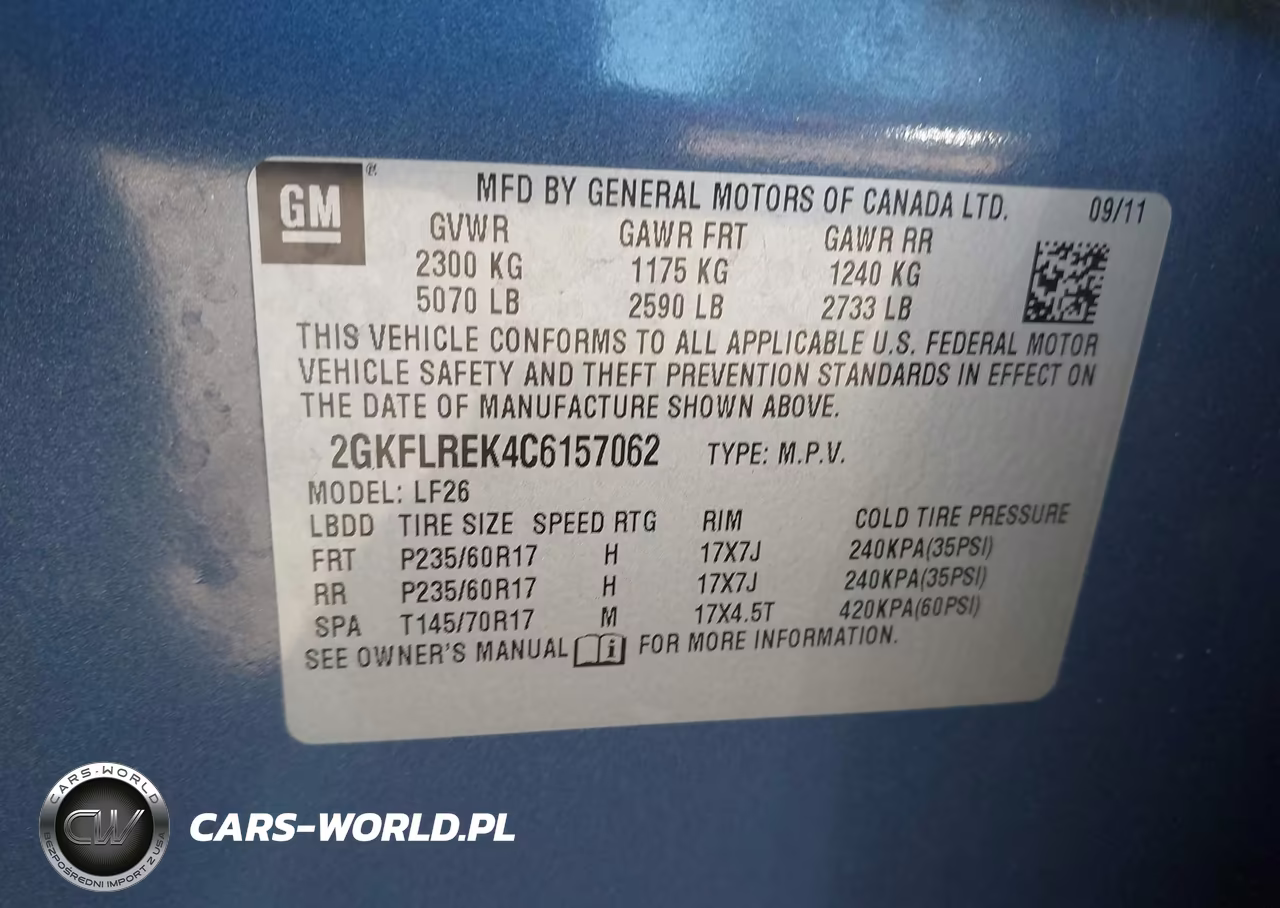 2012 GMC Terrain Sle-1 VIN:2GKFLREK4C6157062 - 9